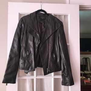 Ann Taylor Faux leather jacket